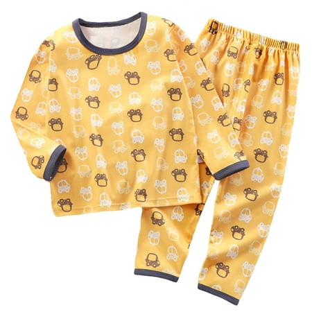 

Coerni Boys Pajama Sets 2-Piece Pajamas Sleepwear PJs 100% Organic Cotton for Baby and Toddler Boys Girl 1-9 Years