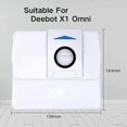thumbnail image 3 of 6Pcs Dust Bag for DEEBOT X1 Omni Auto-Empy Station,3L Capacity Replacement Bag for ECOVAS Omni X1/X., 3 of 5