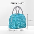 thumbnail image 2 of Easygdp Crystal Clear Ocean Waves Bolsa de Almuerzo Insulada Grande, Forro de Aluminio, Diseño Espacioso, a Prueba de Fugas, Ideal para Trabajo, Picnics, Viajes y Actividades al Aire Libre, 2 of 6