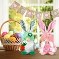 thumbnail image 5 of Dalrosia Easter Gnomes Decorations, 2PCS Plush Easter Bunny Handmade Swedish Tomte Elf Stuffed Doll Rabbit Gifts Cute Easter Faceless Dwarf Bunny Household Ornaments, Home Decor, 5 of 5