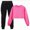C103-Hot Pink, variant on Toddler Baby Girl Checked Print Long Sleeve Sweatshirt Top Jogger Pants Set Cute Fall Winter Clothes Set Outfits 6-12 Months 12-24 Months 2t 3t 4t 5t 6t 7t 8t 9t Children(Black,3-4 Years)
