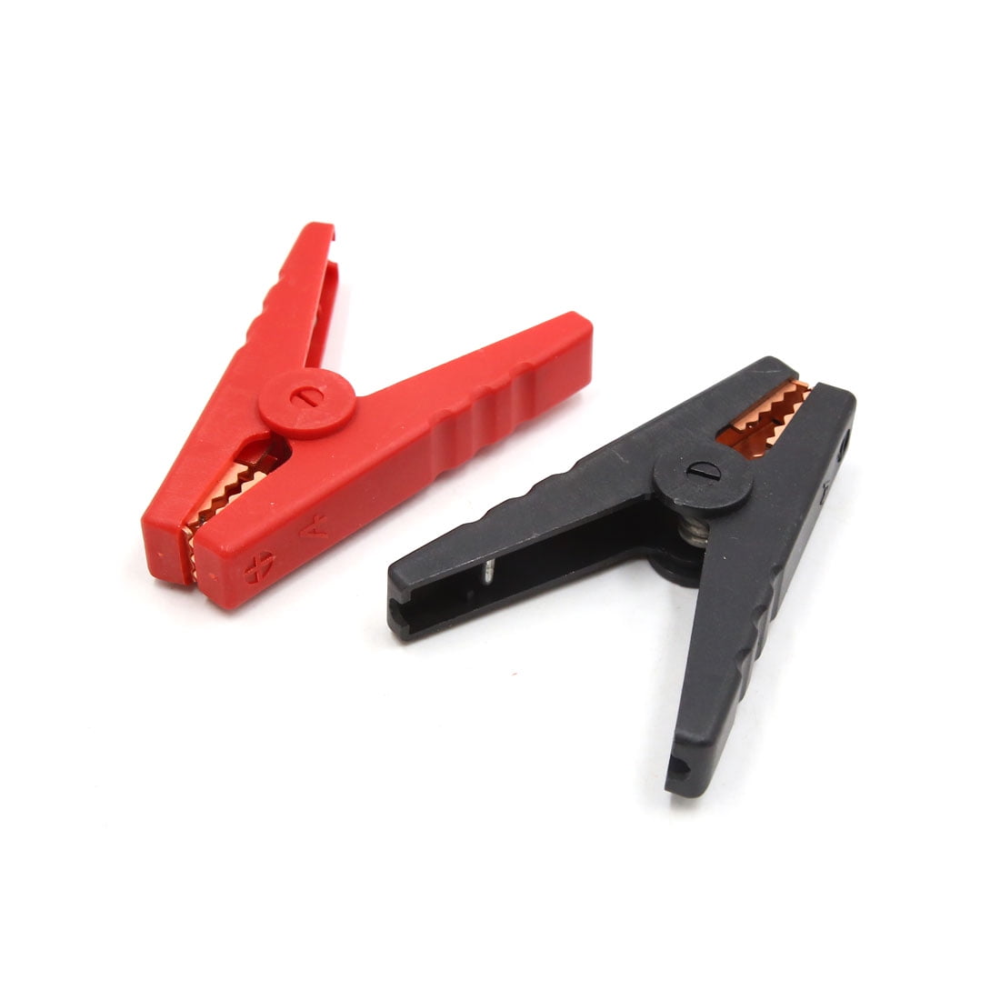 Details about   Boat Car Alligator Clips Insulated Positive Negative Battery Charging Clamps Set 