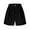 Black, variant on FreshPretty Shorts for Women Dressy Casual Summer Elastic Waist in The Back Pleated Wide Leg Tailored Work Trouser Shorts