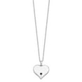 thumbnail image 3 of 925 Sterling Silver Cable Necklace with Pendants Chain Sentimental Expressions Antiqued Black Paw In Heart Ash Holder 18in. 18 inch, 3 of 7
