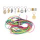 thumbnail image 2 of Joyería para rastas de pelo, anillos trenzados de Metal, puños, cuentas de rastas, Clips de decoración, colgantes trenzados, 2 of 8