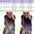 thumbnail image 2 of Womens Solid Color Large Loose Round Neck Funny Printed Short Sleeved T Shirt Women Tops Spandex Short Sleeve Athletic Top T Shirts Long Sleeve Women Womens Lightweight Long Sleeve Shirt T Shirt Women, 2 of 4