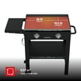 thumbnail image 7 of Nexgrill Daytona 2-Burner Propane Flat Top Grill – Portable Outdoor Griddle Gas Grill for Camping, Tailgating & Backyard Cooking – 34000 BTUs, 530 SQ. In. Grill for Burgers, BBQ & More 720-1150, 7 of 7
