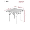 thumbnail image 3 of Camp & Go Silver 30" Roll Top Table, 3 of 6