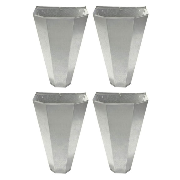 Little Giant RC2 Galvanized Steel Medium Poultry Restraining Cone, (4 Pack)
