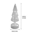 thumbnail image 5 of SDJMa Lighted Christmas Tree Warm White LED Acrylic Night Light Christmas Decoration Table Top Christmas Trees Holiday Decoration Light Up Glitter Tabletop Figurine, 5 of 8