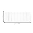 thumbnail image 6 of Greenadscape Stationery Storage Box Transparent Data Cable Storage Organizer Acrylic 1Pc 10.2X3.5X2.2In, 6 of 6