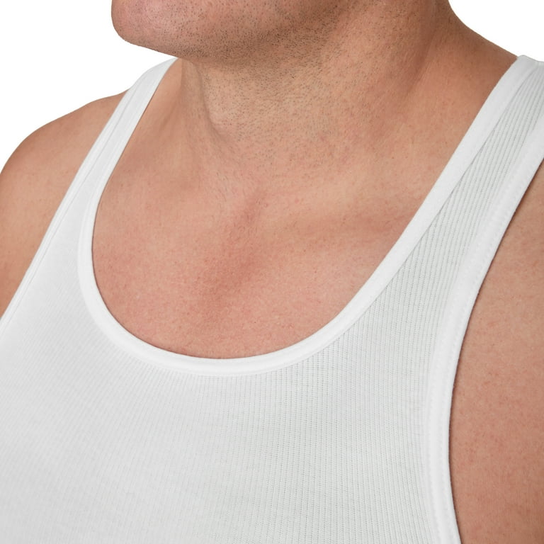 Hanes Tall Man Cotton Tank Undershirt 3-Pack photo 6