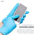 thumbnail image 2 of Guantes de Vinil Libre de Latex Y Nitrilo Gaon Kit 100 Talla M Azul, 2 of 8