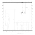 thumbnail image 3 of 41329-76 Livex Lighting Pinnacle - 1 Light Pendant In Geometric Style-17 Inches Tall and 9.75 Inches Wide-Scandinavian Gray Finish    -Traditional, 3 of 12