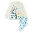 thumbnail image 1 of Peter Rabbit Boys Blue Long Sleeve Long Leg Pyjama Set, 1 of 7