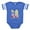 Royal Blue, variant on CafePress - Peppa Pig: Siblings - Cute Infant Baby Football Bodysuit