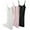 White+Pink+Black, variant on Pretty Comy Maternity Nursing Nightgown for Pregnant Women Breastfeeding Night Dress 3 Pack
