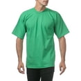 thumbnail image 5 of Pro Club Men's Heavyweight Cotton Short Sleeve Crew Neck T-Shirt, Kelly Green, 5X-Large, 5 of 6