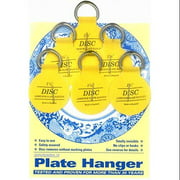 Flatirons Disc Adhesive Plate Hanger Set (6 - 1.25 Inch Hangers)