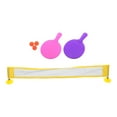 thumbnail image 3 of KAKOWELY 1 Set Mini Portable Tabletop Table Tennis Pong Board Game Set Toy Rackets Net for Kids Children,7.87"X4.72"X0.98", 3 of 5