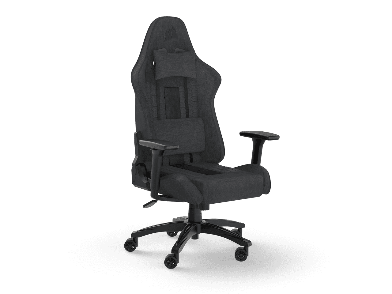 Corsair TC100 RELAXED Gaming Chair (Fabric Grey/Black)