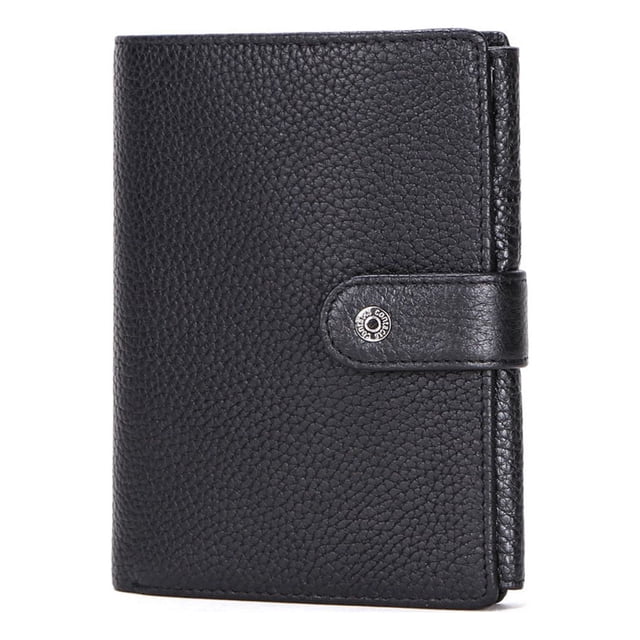 Sonducket Cartera de almacenamiento para hombres y mujeres, cartera informal plegable de cuero para monedas, monedero para pasaportes, tarjetero, Type3 NO3