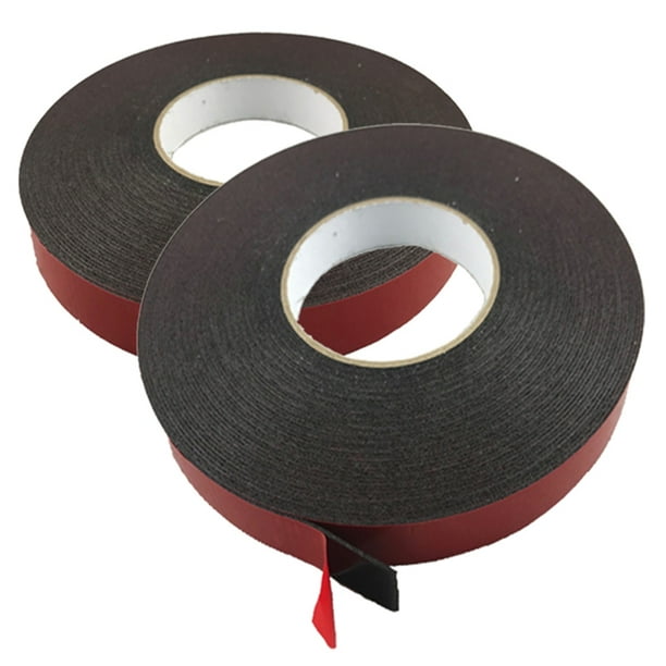 1 Inch Double Sided Mounting Adhesive Tape Acrylic Foam Automotive 60ft 2 Pack Walmart Com Walmart Com