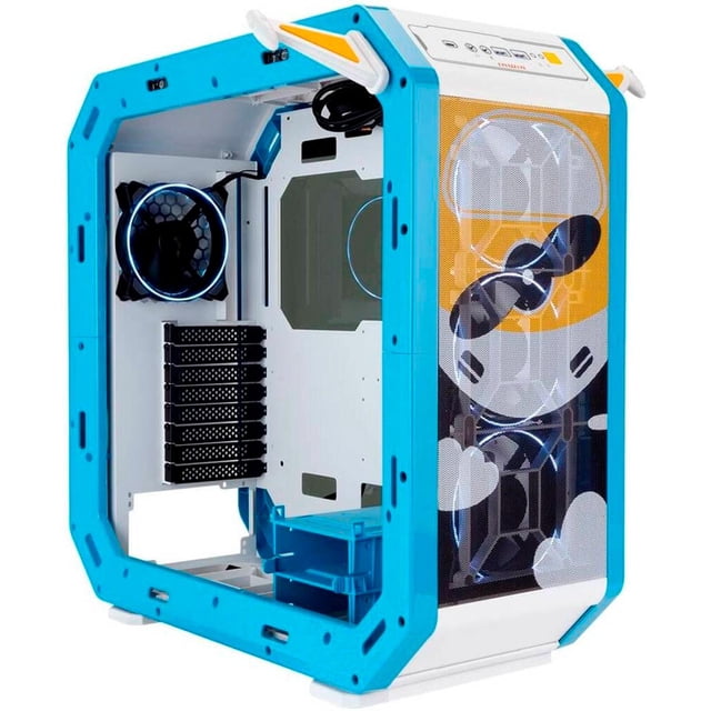 Gabinete Gamer IN WIN MONSTERS-A PLANNIE E-ATX 4Fan USB-C