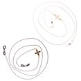 thumbnail image 2 of MasteelfCA 1pc Metal Eyeglasses Chain Non-slip Glasses Hanging Rope Hanging Chain, 2 of 8