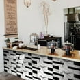 thumbnail image 4 of LQCrafK Stone Brick White, Peel & Stick Wallpaper 2.6 Sq Ft, 12 Pieces, 4 of 6