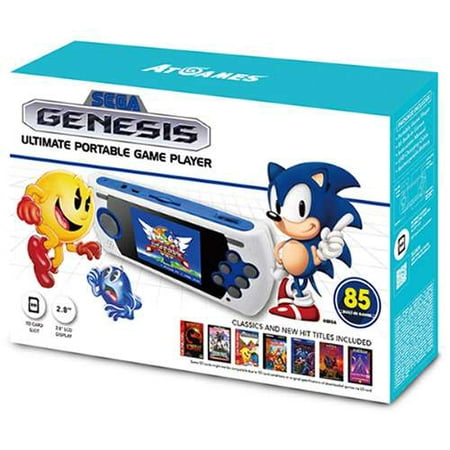 Sega Genesis Ultimate Portable Game Player, White, (Best Sega Genesis Games Ever)