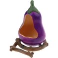 thumbnail image 2 of Comedero automático para pájaros, cuenco de comida para periquitos, accesorio para loros, berenjena, 2 of 5