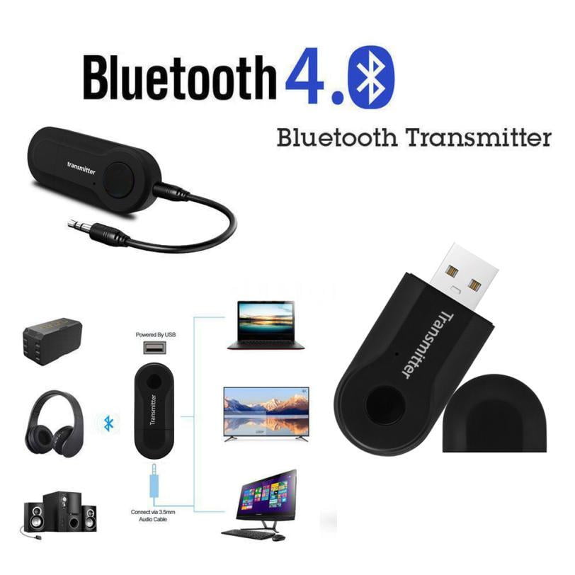 Wireless Bluetooth Transmitter Stereo Audio Music Adapter for TV Phone PC 