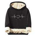 thumbnail image 2 of Sudadera con capucha para hombre, informal, de moda, con estampado de San Valentín, de manga larga, con bolsillo, de poliéster, 2 of 4