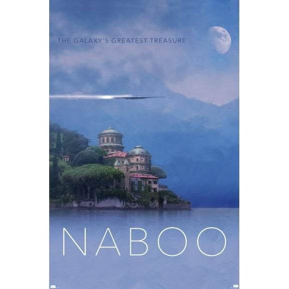Star Wars: Naboo - Visit Naboo by Russell Walks 23 Wall Poster, 22.375" x 34"