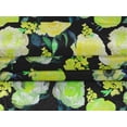 thumbnail image 4 of oneOone Velvet Lime Green Fabric Florals Quilting Supplies Print Sewing Fabric By The Yard 58 Inch Wide, 4 of 5