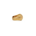 thumbnail image 2 of Bella by Thorne Croc Texture Dome Adult Ring, Gold- 7, (Unisex), 2 of 6