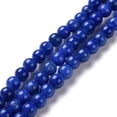 thumbnail image 4 of 10Strand Natural Mashan Jade Round Beads Strands Dyed Midnight Blue 10mm Hole: 1mm about 41pcs/strand 15.7 inch, 4 of 6