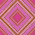 thumbnail image 1 of Ahgly Company Indoor Square Patterned Pink Novelty Area Rugs, 3' Square, 1 of 6