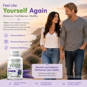 VH Nutrition Vitex Plus 650mg - Chaste Tree Berry Supplement for Women Healthy Hormone Balance & Fertility Support Formula - 60 Capsules