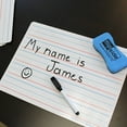 thumbnail image 3 of Flipside Products Magnetic Dry Erase Learning Mat, Two-Sided Red & Blue Ruled/Plain, 9" x 12", Pack of 24, 3 of 3