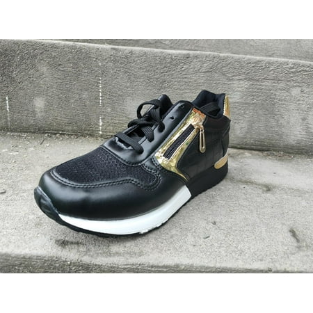 

Cathalem Women s Slip-on Shoes Wedges Outdoor Leisure Casual Fashion Breathable Women s Women Slip on Sneaker Black 6.5