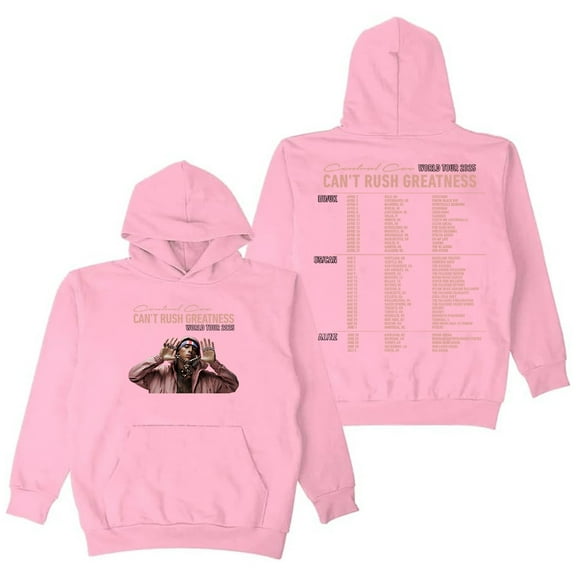 Central Cee Can't Rush Greatness World Tour Hoodie Long Sleeve Streetwear Women Men Hooded Sweatshirt