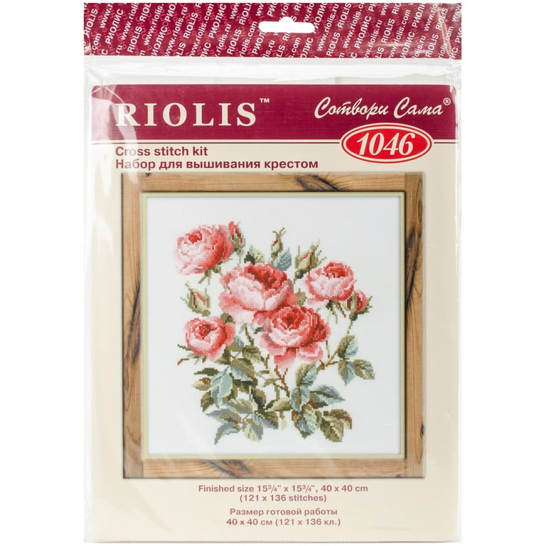 Riolis Cross Stitch Kit #841 - Irises Finished Size 7.75 X 36.25” New  Unopened