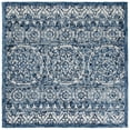 thumbnail image 4 of SAFAVIEH Trace Aditi Oriental Area Rug, Navy/Ivory, 4' x 6', 4 of 7