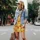 thumbnail image 4 of Fotbe Beer And Crawfish Vestido de Verano sin Mangas para Mujer – Vestido Midi Línea A, Estilo Camiseta Floral, Vestido Playero Casual y Fluido, 4 of 7