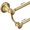 Antique Brass, variant on Adjustable Retractable 15-27 Inches Stainless Steel Bathroom Towel Bar, Bathroom Accessories Bath Hotel Double Towel Bar Rod Hanger Wall Mounted Towel Holder Towel Rack, Matte Black