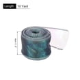 thumbnail image 2 of Uxcell 1 1/2 inch 10 Yard Sheer Organza Ribbon Shimmer Chiffon Tulle Ribbons for Gift Wrapping Floral Bouquet Wedding Green 1.5" x 10 Yard, 2 of 7