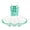 Green, variant on Girls Christmas Dance Costumes Candy Cane Striped Tutu Dress for Ballet Figure Ice Skating Black 10