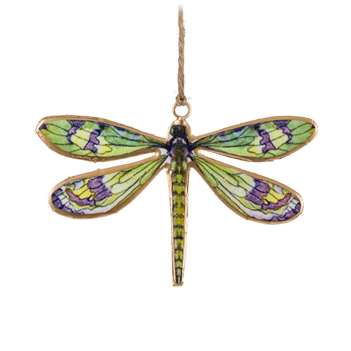 4inch Glass Dragonfly Ornament (Set of 4)